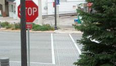 thermoplastic crosswalk safety stamped DuraTherm Asphalt