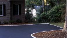 residential paving blacktop asphalt driveway