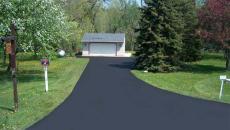 residential paving blacktop asphalt driveway